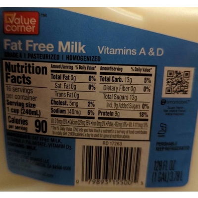 Fat Free Milk