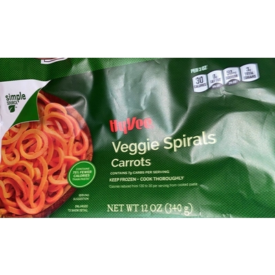 Veggie Spirals, Carrots