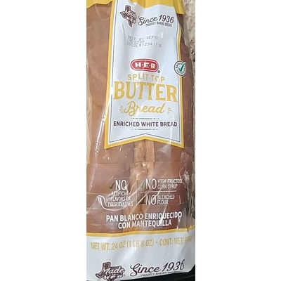 Split Top Butter Bread White