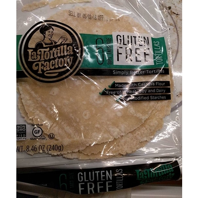 Tortillas, Gluten Free