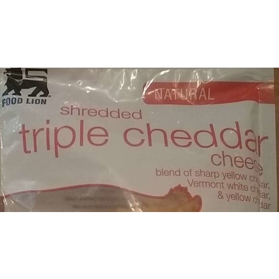 Shredded Cheese, Triple Cheddar