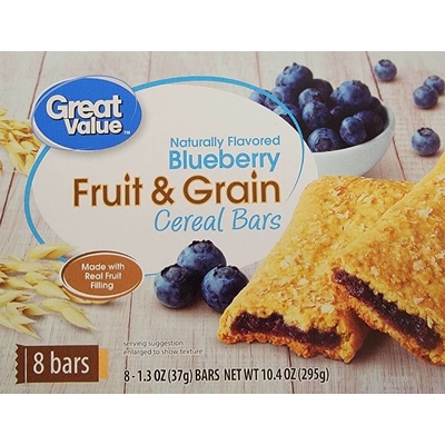 Fruit & Grain Cereal Bars, Blueberry