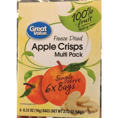 Apple Crisps, Freeze Dried