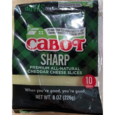 Sharp Cheddar Slices