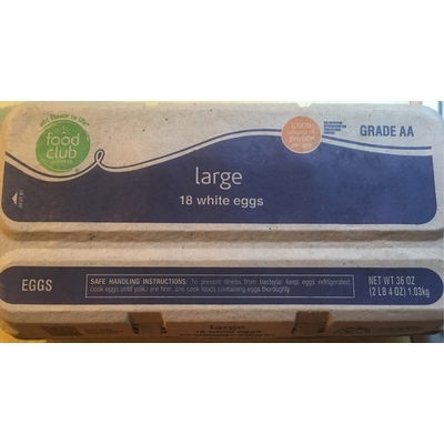 Large White Eggs