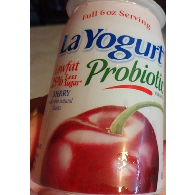 Lowfat Probiotic Cherry Yogurt