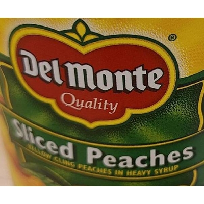 Sliced Yellow Cling Peaches