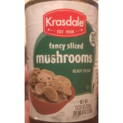 Sliced Mushrooms