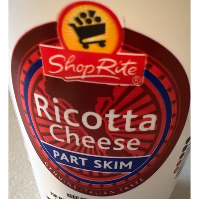 Ricotta Cheese, Part Skim