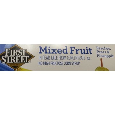 Mixed Fruit in Pear Juice from Concentrate