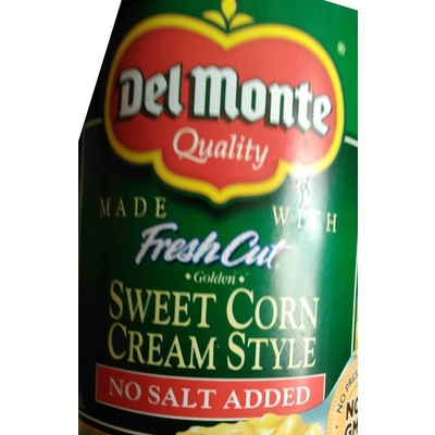No Salt Added Cream Style Golden Sweet Corn