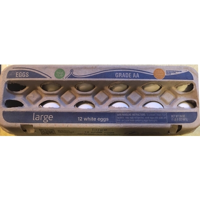 White Eggs, Large Grade AA