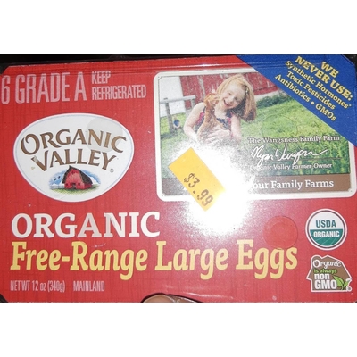 Organic Free-Range Large Eggs