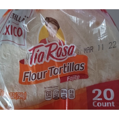 Fajita Size Flour Tortillas