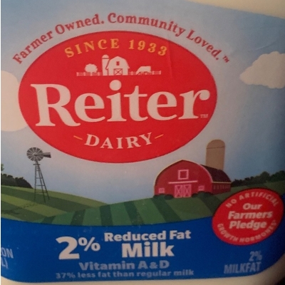 2% Reduced Fat Milk