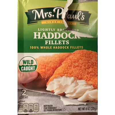 Lightly Breaded Haddock Fillets