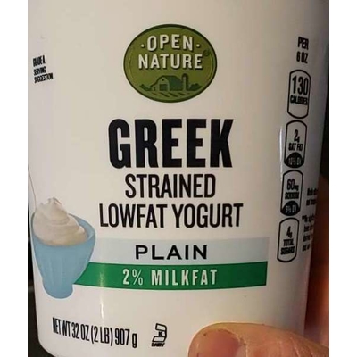 Greek Strained Lowfat Yogurt, Plain
