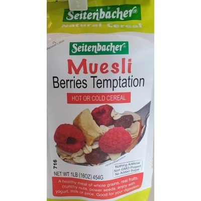 Berries Temptation Muesli Hot or Cold Cereal