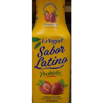 Strawberry Drinkable Lowfat Yogurt