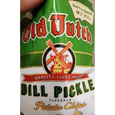 Potato Chips, Dill Pickle Flavored