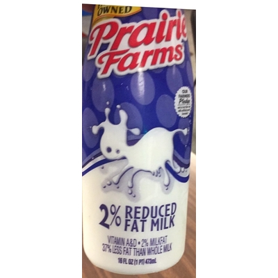 Milk, 2% Reduced Fat