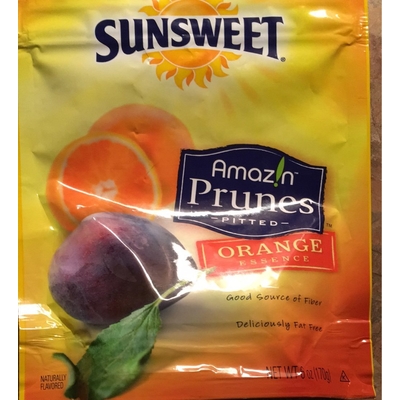 Pitted Amazin Prunes, Orange Essence