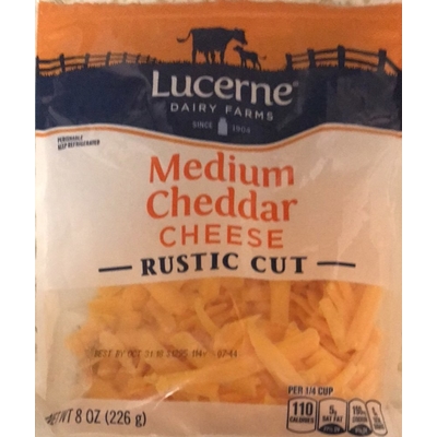 Medium Cheddar Cheese, Rustic Cut