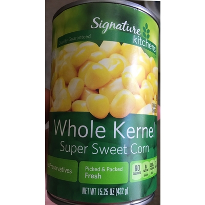 Whole Kernel, Super Sweet Corn