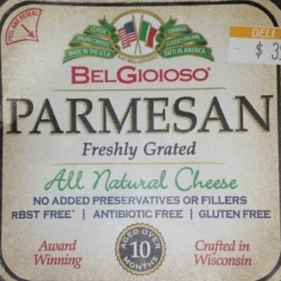 Grated Cheese, Parmesan