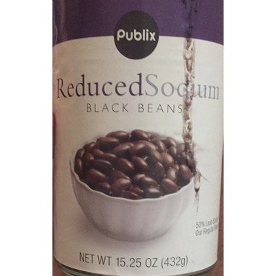 Black Beans, Reduced Sodium