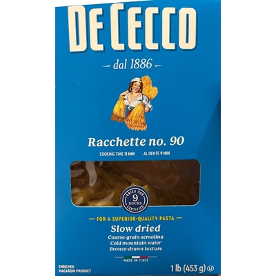 Enriched Macaroni Product, Racchette No. 90