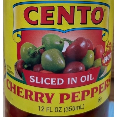 Sliced in Oil Hot Cherry Peppers