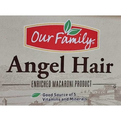 Angel Hair Enriched Macaroni Product