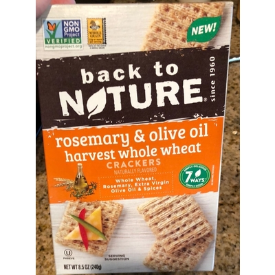 Rosemary & Olive Oil Harvest Whole Wheat Crackers