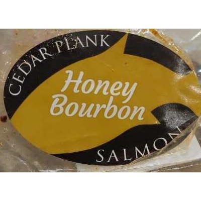 Honey Bourbon Salmon On Cedar Plank