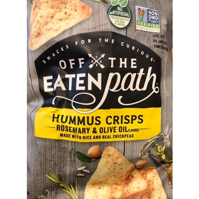 Hummus Crisps, Rosemary & Olive Oil