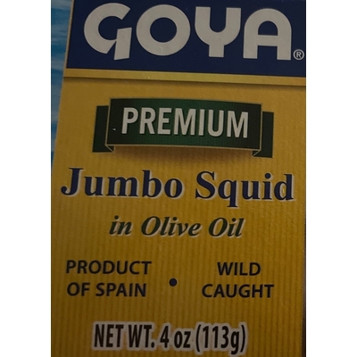 Jumbo Squid in Olive Oil