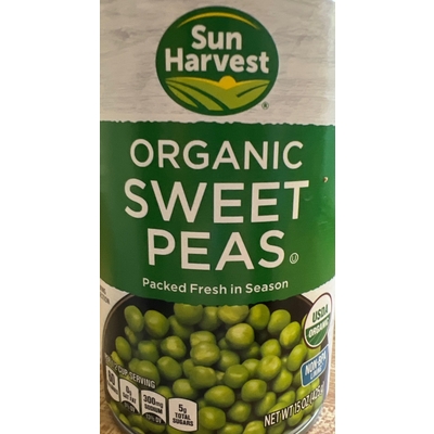 Organic Sweet Peas