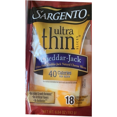 Ultra Thin Cheddar-Jack Slices