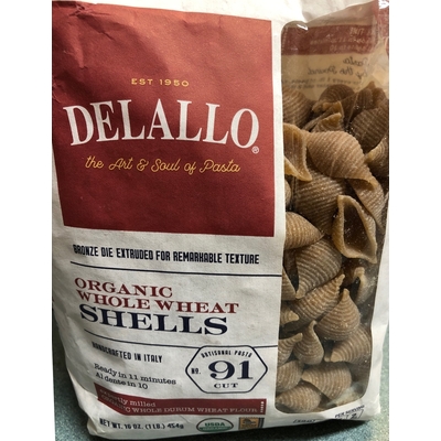 Organic Whole Wheat Shells