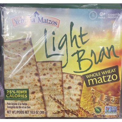 Light Bran Whole Wheay Matzo