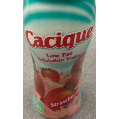 Low Fat Drinkable Strawberry Yogurt
