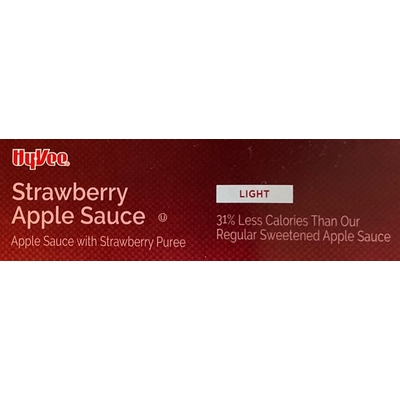 Light Strawberry Apple Sauce