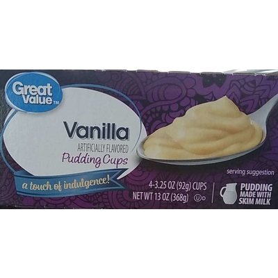Pudding Cups, Vanilla