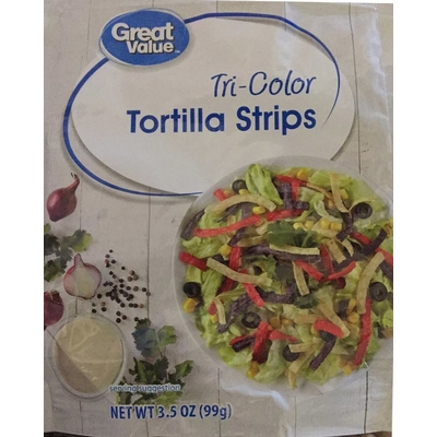 Tortilla Strips, Tri-Color