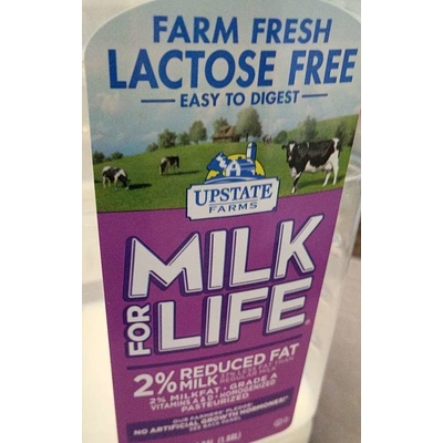 Milk for Life, Lactose Free, 2% Reduced Fat