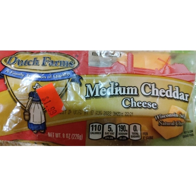 Medium Cheddar Cheese