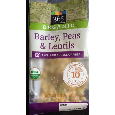 Organic Barley Peas & Lentils