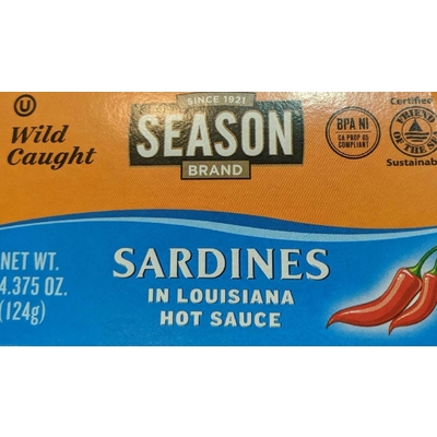 Sardines in Louisiana Hot Sauce