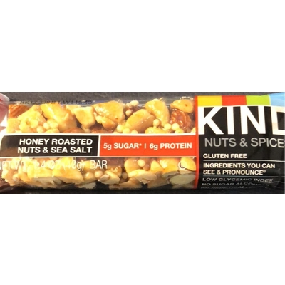 Protein Bar, Honey Roasted Nuts & Sea Salt